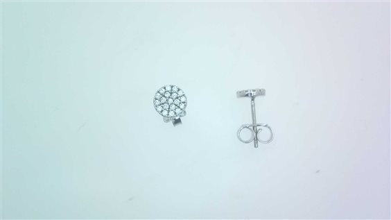 Orecchini Sommer Donna in Oro bianco Cubic Zirconia DISCHI FLAT ZIRC PI UU/Z 1.30 B - DISCHI FLAT ZIRC PI UU/Z 1.30 B